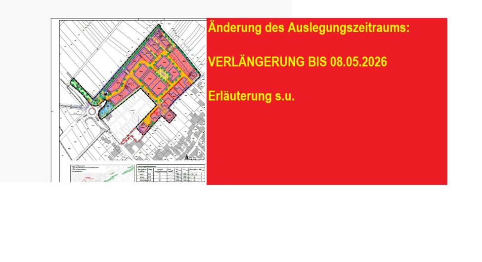 Zu sehen ist ein Symbolbild für den Bebauungsplan "Am Klostergarten" in Schwabenheim