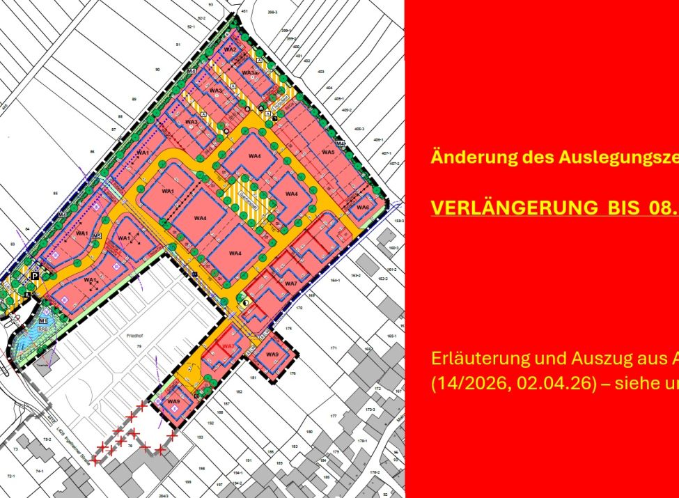 Zu sehen ist ein Symbolbild für den Bebauungsplan "Am Klostergarten" in Schwabenheim