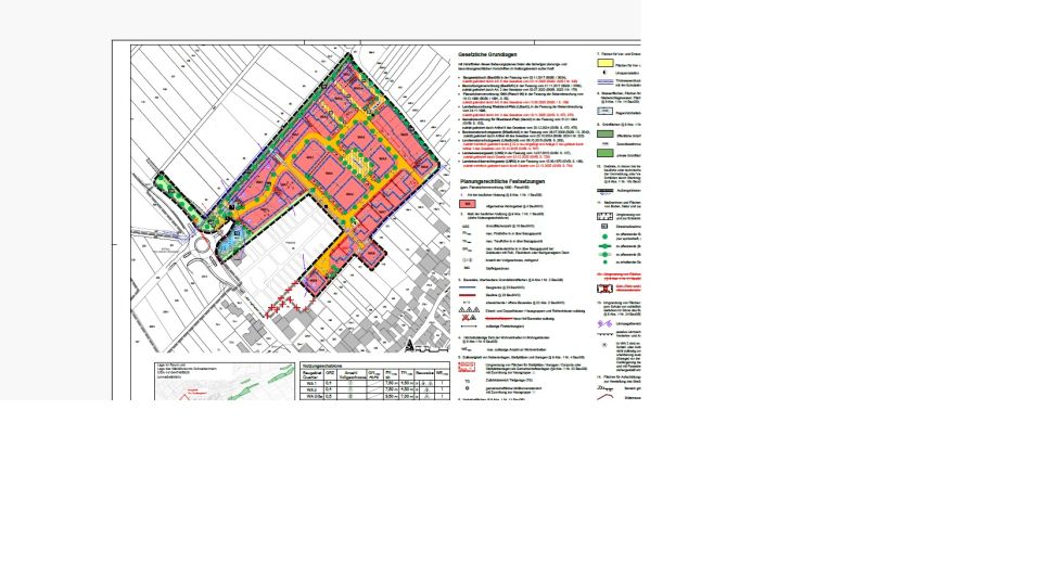 Zu sehen ist ein Symbolbild für den Bebauungsplan "Am Klostergarten" in Schwabenheim