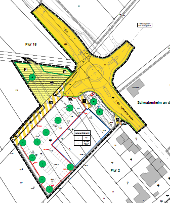 Zu sehen ist ein Symbolbild des vorhabenbezogenen Bebauungsplans "Am oberen Grasweg" in Schwabenheim
