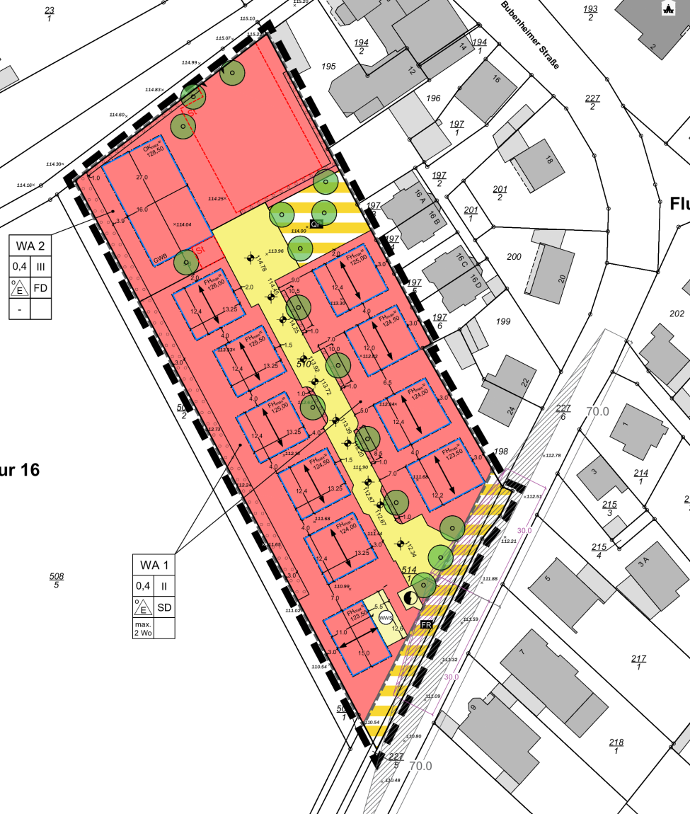 Zu sehen ist ein Symbolbild für den Bebauungsplan Quartier Pfaffenhofen in Schwabenheim