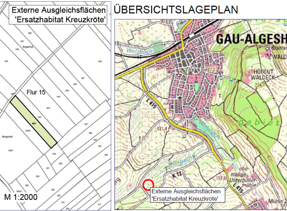 Zu sehen ist ein Symbolbild für den Bebauungsplan im Steinert 1. Abschnitt 1. Änderung in Gau-Algesheim