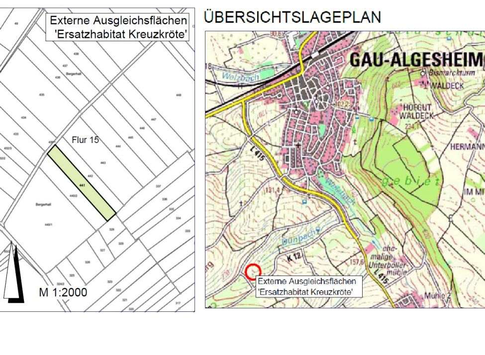 Zu sehen ist ein Symbolbild für den Bebauungsplan "Im Steinert 1. Abcshnitt - 1. Änderung" in Gau-Algesheim
