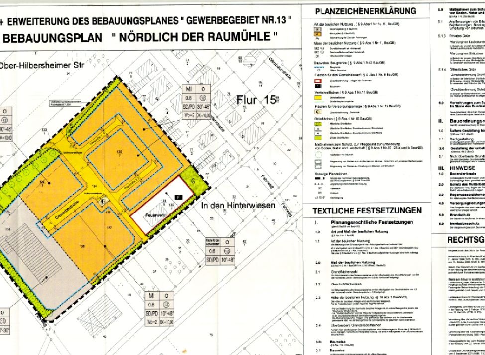 Zu sehen ist ein Symbolbild für den Bebauungsplan "Nördlich der Raumühle" in Nieder-Hilbersheim