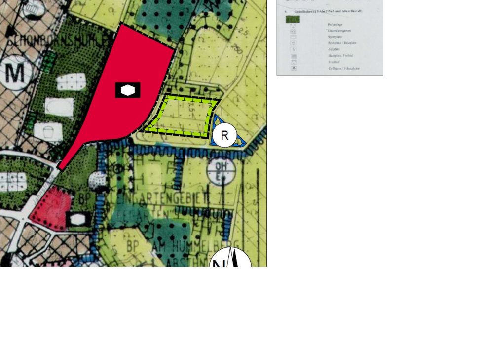 Zu sehen ist ein Symbolbild für die 30. Teilfortschreibung des Flächennutzungsplans "Am Sportplatz" in Ober-Hilbersheim