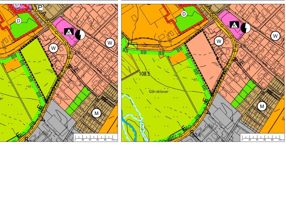 Zu sehen ist ein Symbolbild für die 43. Teilfortschreibung des Flächennutzungsplans "Quartier Pfaffenhofen " in Schwabenheim
