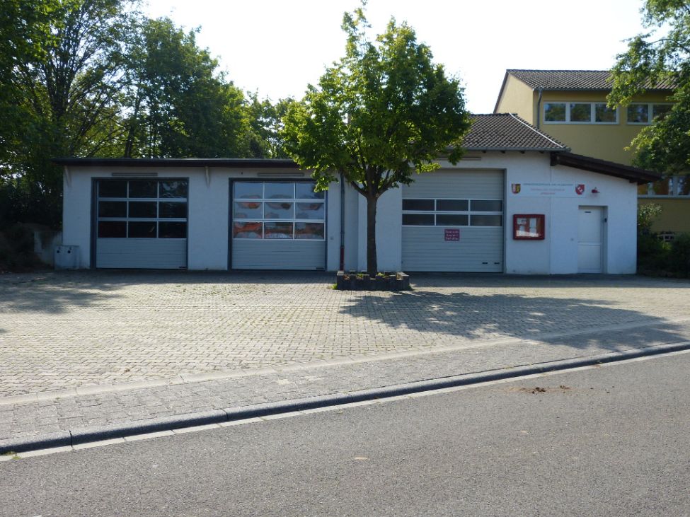 Zu sehen ist das Feuerwehrgerätehaus von Appenheim
