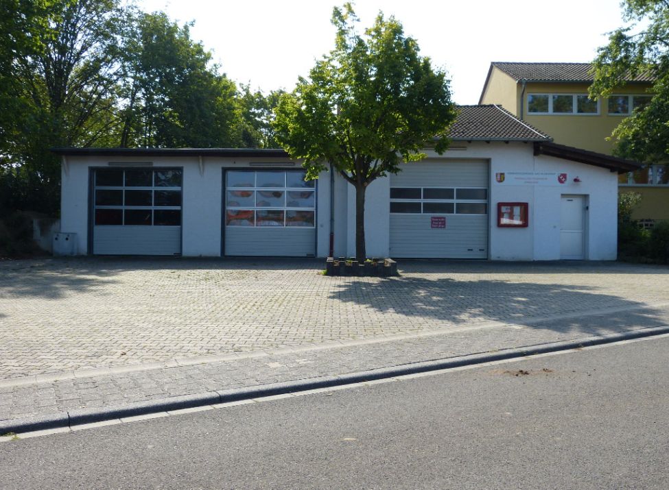 Zu sehen ist das Feuerwehrgerätehaus von Appenheim