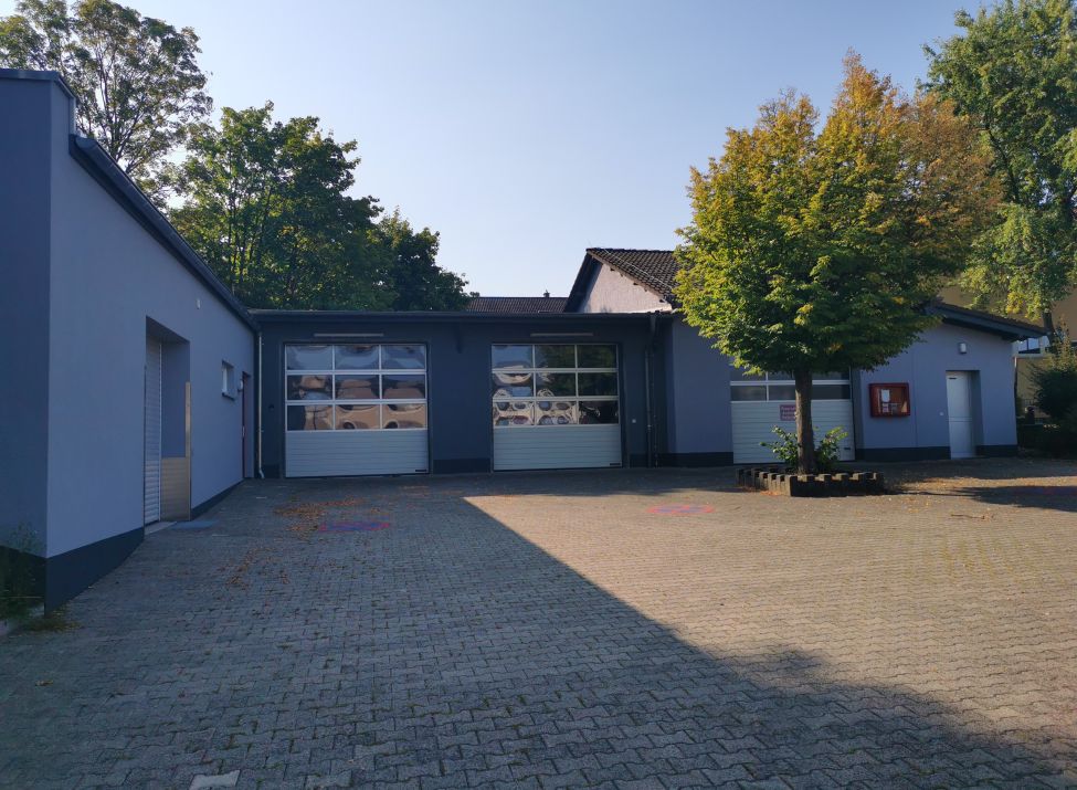 Zu sehen ist das Feuerwehrgerätehaus von Appenheim