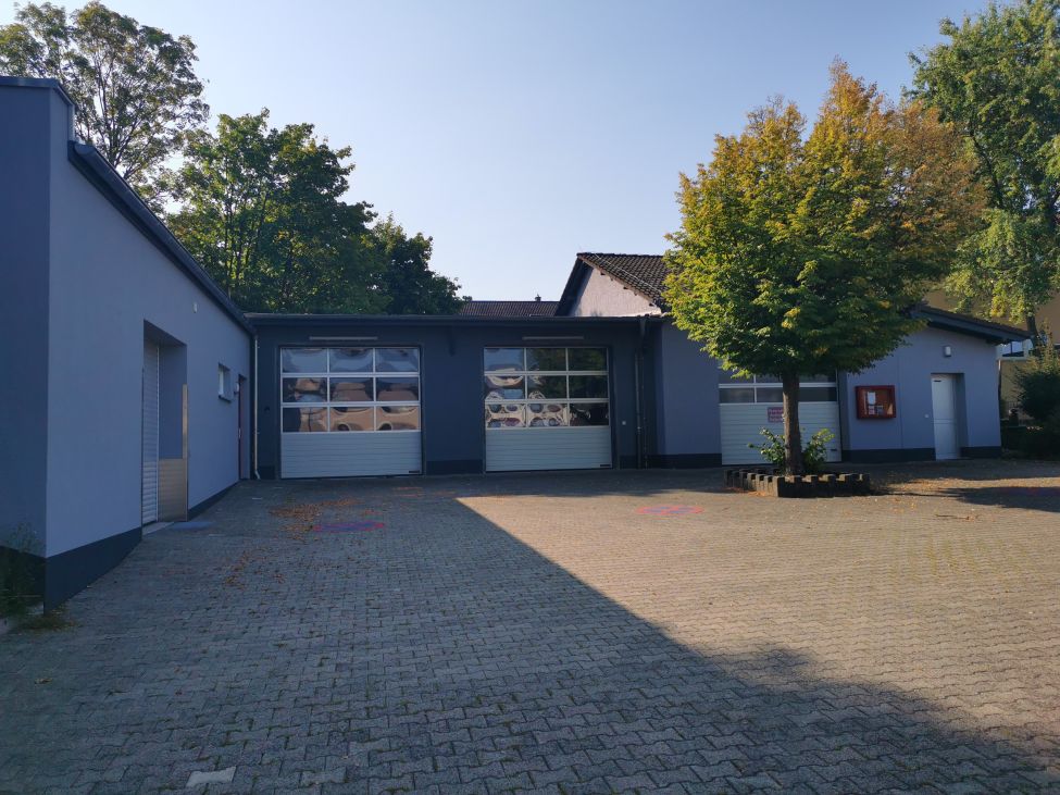 Zu sehen ist das Feuerwehrgerätehaus von Appenheim
