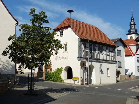 Zu sehen ist das Rathaus von Appenheim.
