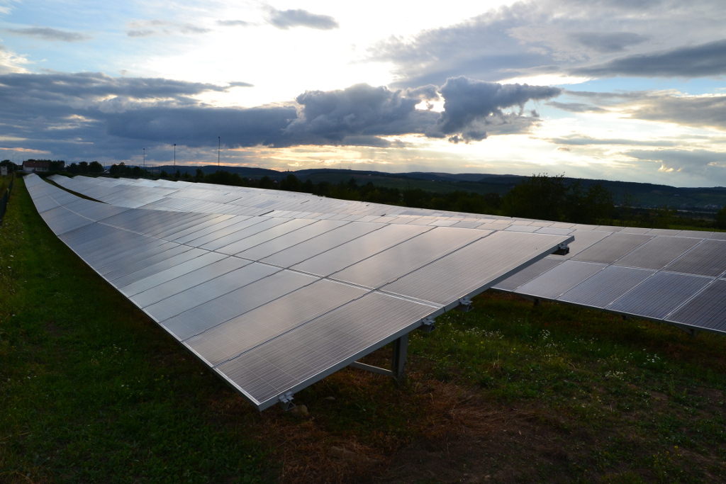 Zu sehen ist die Solaranlage in Ockenheim.