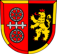 Zu sehen ist das Wappen der Verbandsgemeinde Gau-Algesheim