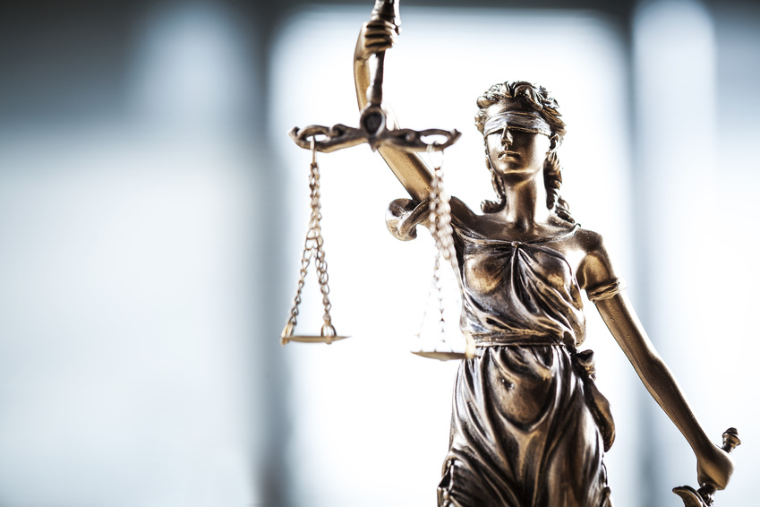 Zu sehen ist ein Symbolbild der Justizia.