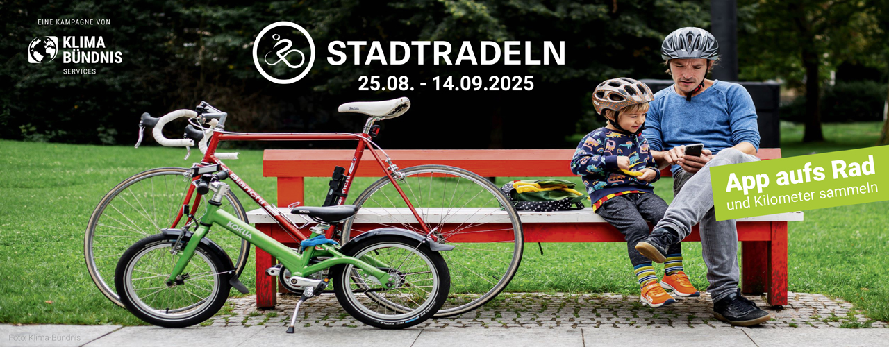 Zu sehen ist ein Symbolbild für das Stadtradeln
